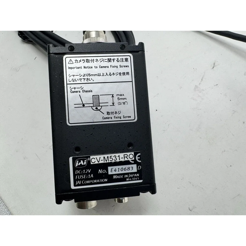 JAI CV-M531 Controller With CCD Camera HIRAKAWA VM2092 Cable No Lens Included